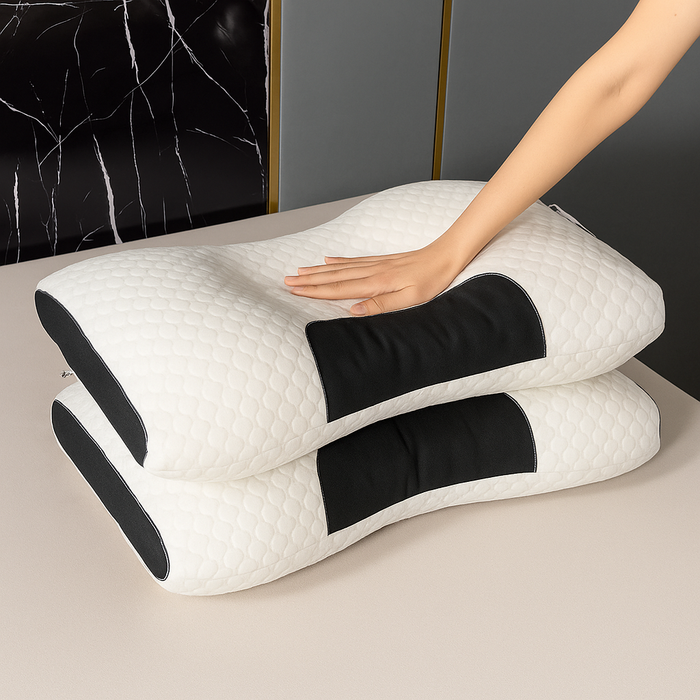 ErgoCloud™ Travesseiro de Suporte Cervical - Compre 1 e leve 1 grátis