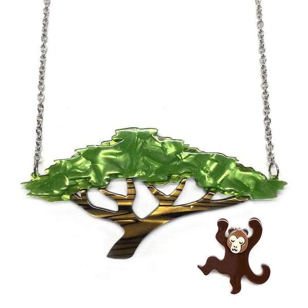 Erstwilder - Acacia  Escape Necklace and Mini Brooch Set - Out of Afica (2018)