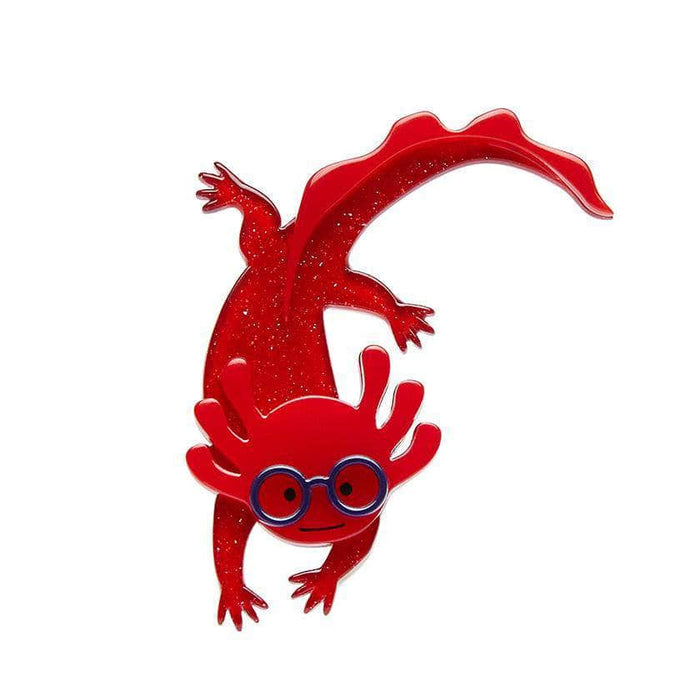 Erstwilder - Alex The Axolotl Brooch (Red) - South American Socialites (2018)