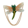 Erstwilder - As The Dragon Flies Brooch (Green) - Insects and Bugs (2020)