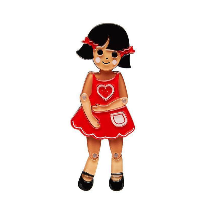 Erstwilder - Bendy Wendy Ragdoll Brooch - Down Memory Lane (2018)