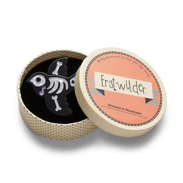 Erstwilder - Birdie Boo Brooch - Bone Brigade (2018)