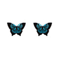 Erstwilder - Blue Emperor Butterfly Stud Earrings - Insects and Bugs (2020)