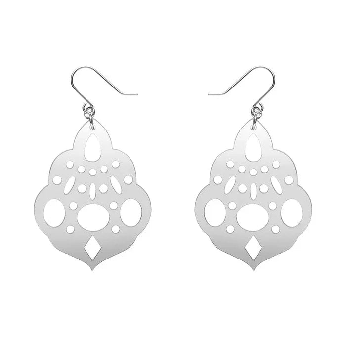Erstwilder - Boho Chandelier Essential Drop Earrings - Silver