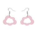 Erstwilder - Cloud Bubble Resin Drop Earrings - Pink