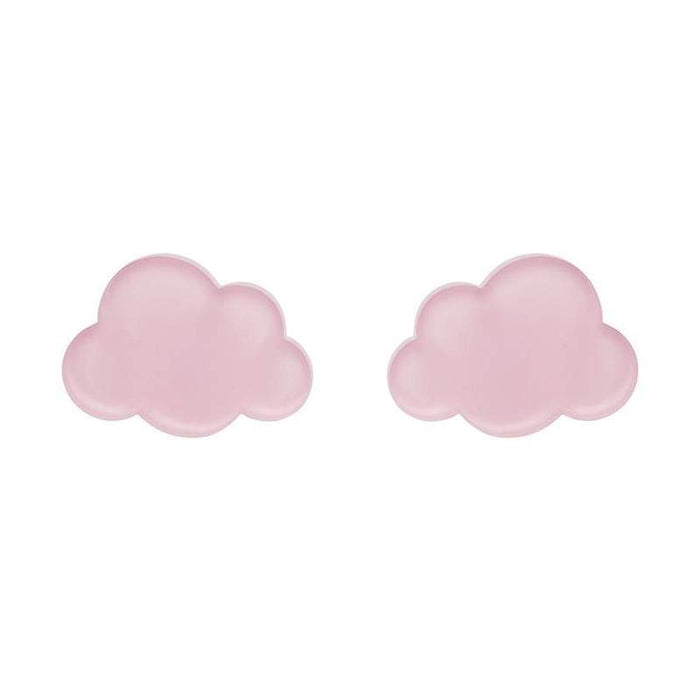 Erstwilder - Cloud Bubble Resin Stud Earrings - Pink