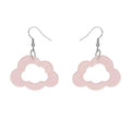 Erstwilder - Cloud Glitter Resin Drop Earrings - Pink