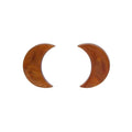 Erstwilder - Crescent Moon Ripple Glitter Resin Stud Earrings - Gold