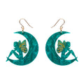Erstwilder - Fairy Moon Drop Essential Earrings - Mint