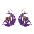 Erstwilder - Fairy Moon Drop Essential Earrings - Purple