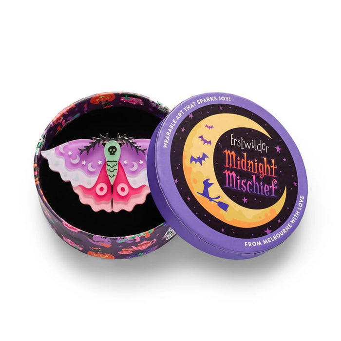 Erstwilder - Flutter by Night Brooch - Midnight Mischief (2026)