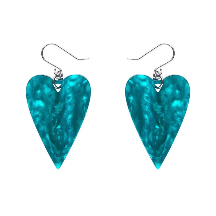 Erstwilder - From the Heart Essential Drop Earrings - Green
