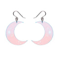 Erstwilder - Half Moon  Drop Earrings (Iridecent) - Best of Halloween (2024)