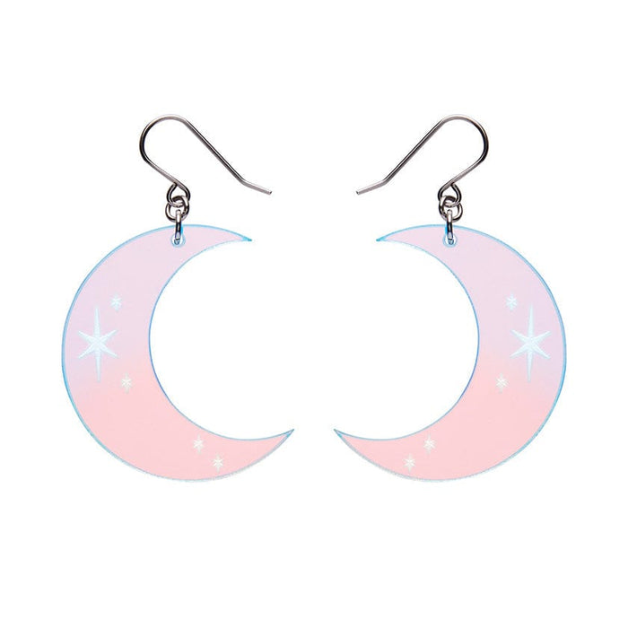 Erstwilder - Half Moon  Drop Earrings (Iridecent) - Best of Halloween (2024)