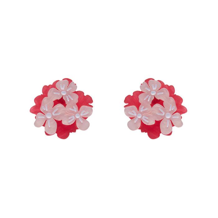 Erstwilder - Heartfelt Hydrangea Earrings (Pink) - A Fuller Bloom (2019)