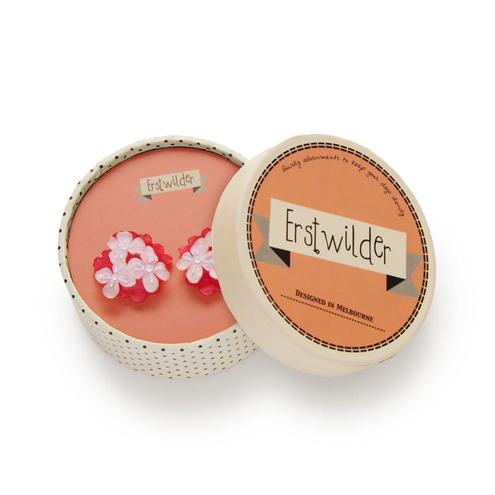 Erstwilder - Heartfelt Hydrangea Earrings (Pink) - A Fuller Bloom (2019)