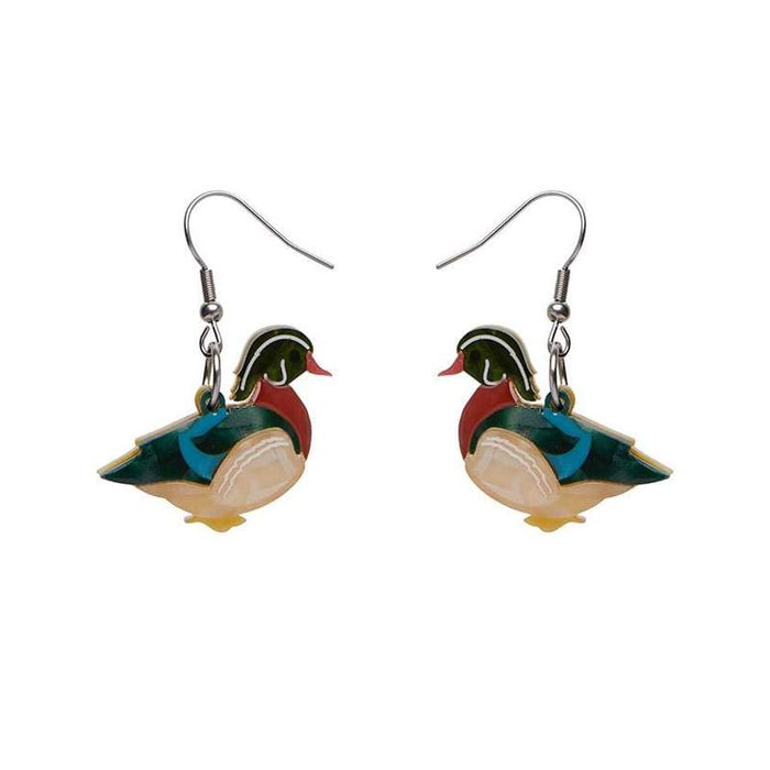 Erstwilder - Mallard Ballard Drop Earrings - Woodlands (2020)