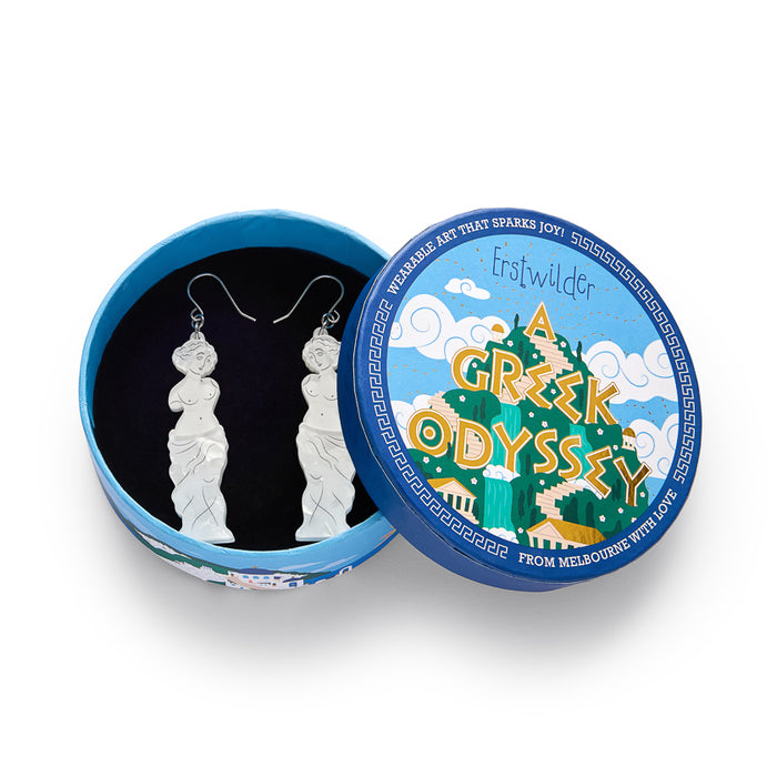 Erstwilder - Marble Muse Brooch + Marble Muse Earrings Set- A Greek Odyssey (2026)