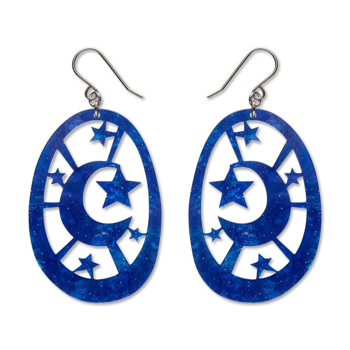 Erstwilder - Moonlight Drop Essential Earrings (Navy)