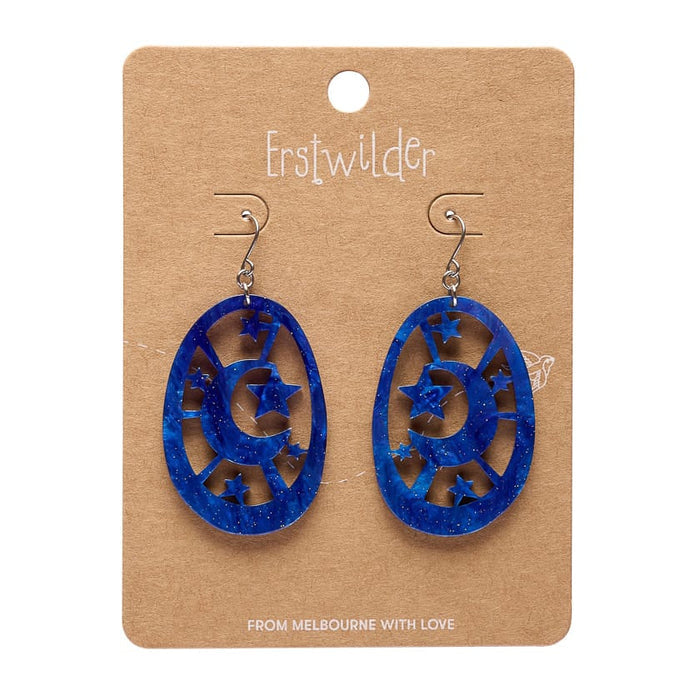 Erstwilder - Moonlight Drop Essential Earrings (Navy)
