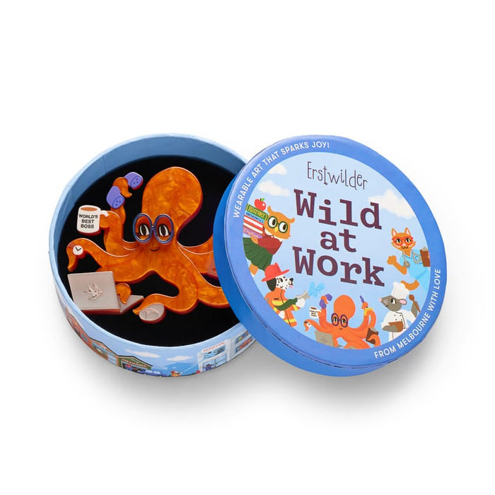 Erstwilder - Ollie Inkwell Brooch - Wild at Work (2026)