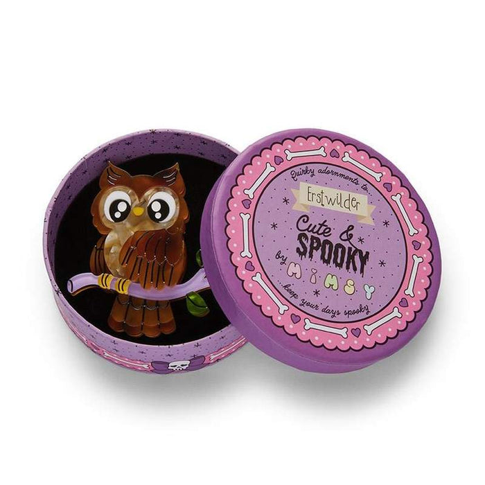 Erstwilder - Owl Eyes on You Brooch - Cute & Spooky by Mimsy (2021)