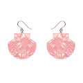 Erstwilder - Sea Shell Drop Earrings - Pale Pink