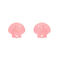 Erstwilder - Sea Shell Stud Earrings - Pale Pink