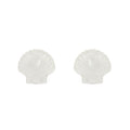 Erstwilder - Sea Shell Stud Earrings - White