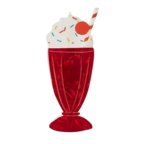 Erstwilder - Shake Rattle and Roll Brooch (Red) - American Diner 2.0 (2015)