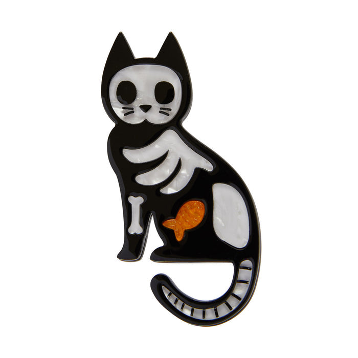Erstwilder - Tabby Tombstone Brooch - Orange - Bone Brigade (2019)