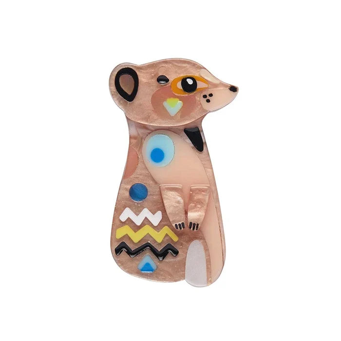 Erstwilder - The Masterful Meerkat Mini Brooch - Pete Cromer - Wildlife Part 2 (2022)