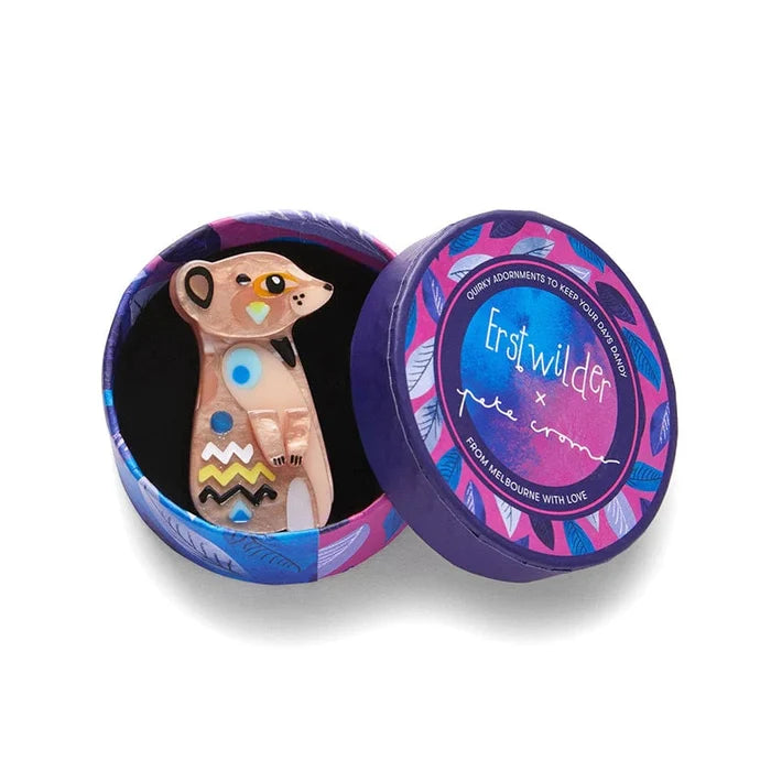 Erstwilder - The Masterful Meerkat Mini Brooch - Pete Cromer - Wildlife Part 2 (2022)