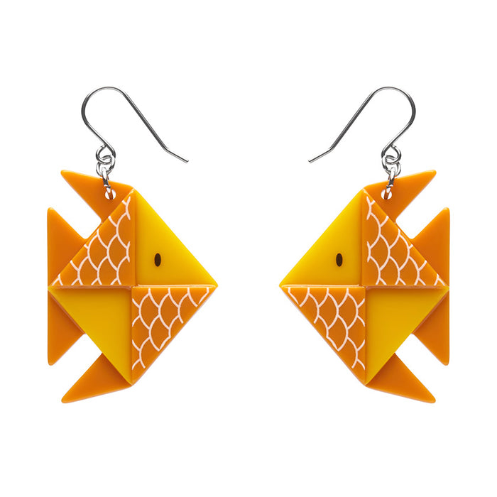 Erstwilder - The Memorable Goldfish Drop Earrings - Origmai (2023)