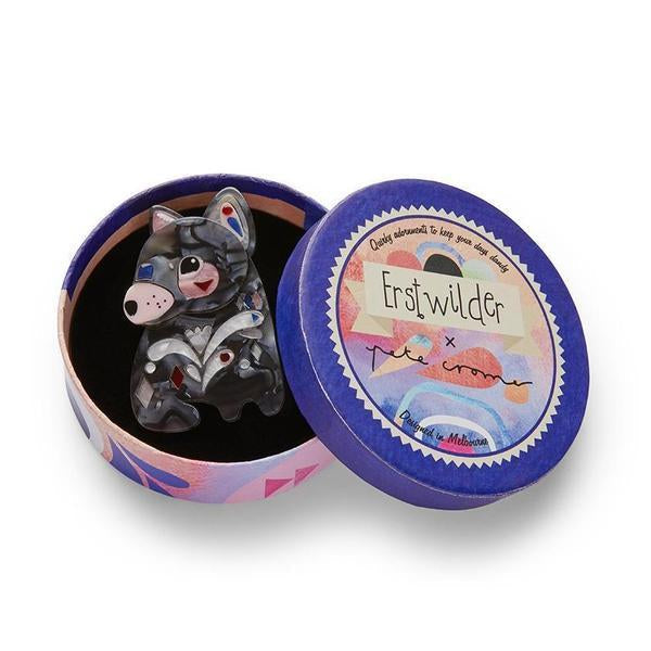 Erstwilder - The Talkative Tasmanian Devil Brooch - Pete Cromer II (2020)