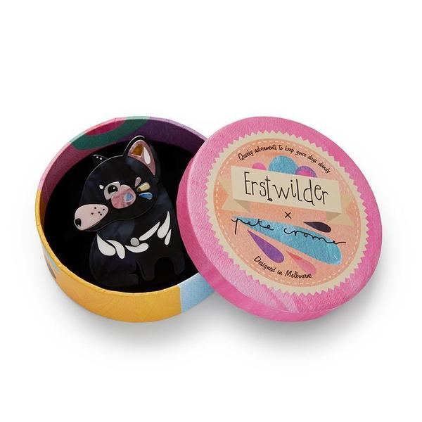 Erstwilder - The Talkative Tasmanian Devil Brooch (2019)