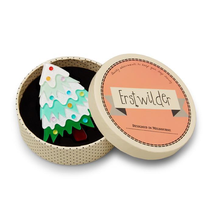 Erstwilder - To Be Jolly Christmas Tree Brooch - Kitschy Christmas (2017)