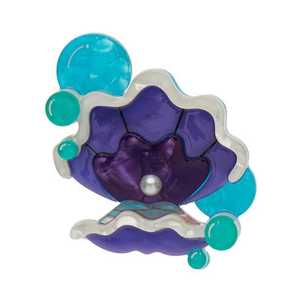 Erstwilder - Treasure Within Seashell Brooch (Purple) - Fan Favorites (2017)
