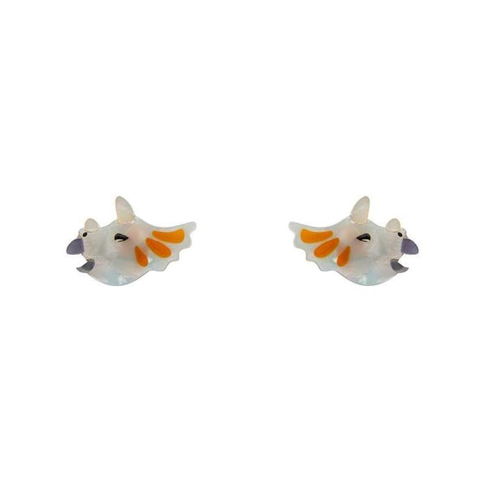 Erstwilder - Tricera Pop Stud Earrings - Dinosauria (2021)