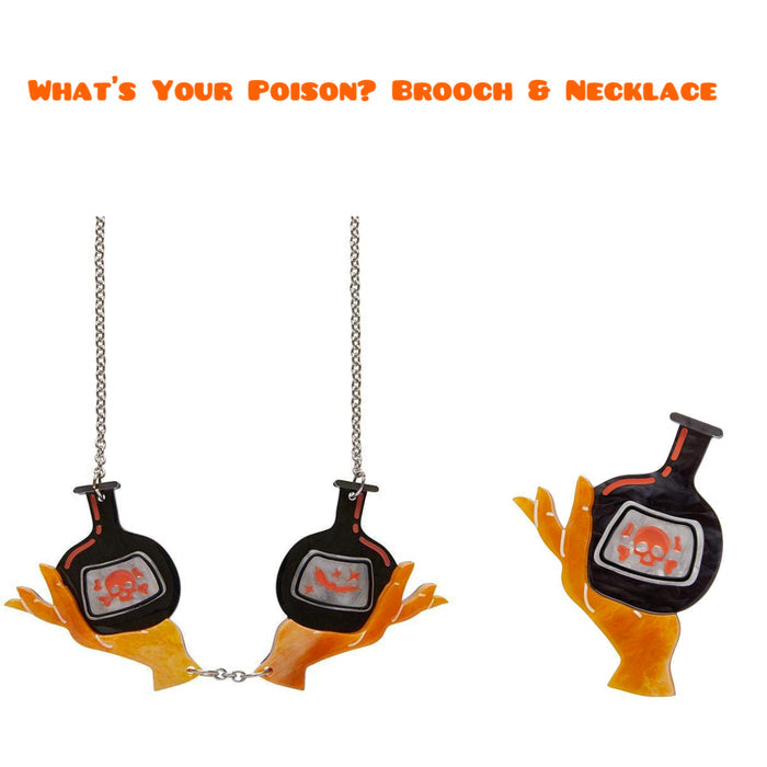 Erstwilder - What's Your Poison Necklace & Brooch Bundle - Out of the Shadows (2019)