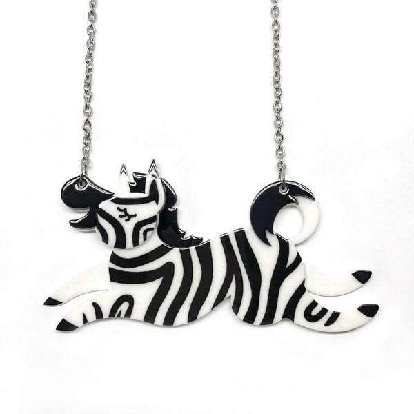Erstwilder - Zebra Crossing Necklace -  Out of Africa (2018)
