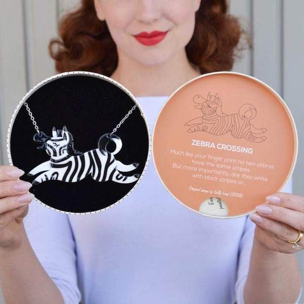 Erstwilder - Zebra Crossing Necklace -  Out of Africa (2018)
