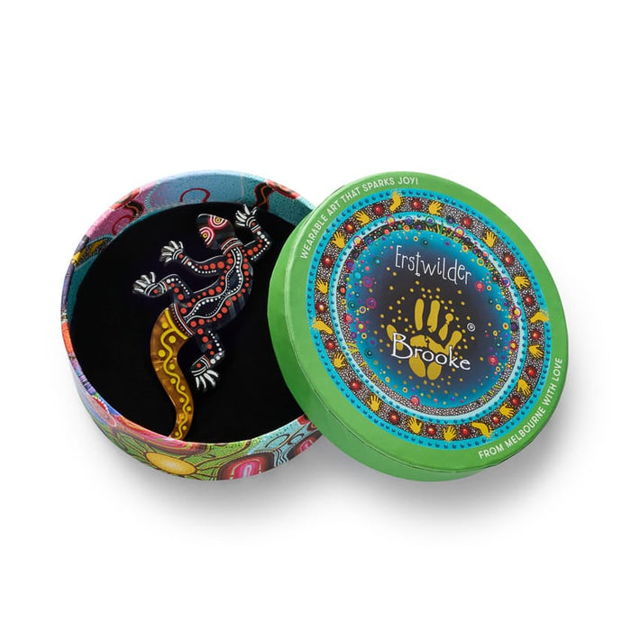 Erstwilder Goanna Jurutu Lizard Brooch - Brooke Sutton (2026)