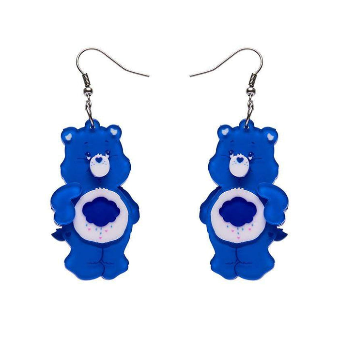 Erstwilder Good Morning Grumpy Bear Brooch &  What's Up, Grumpy Bear Earrings Bundle