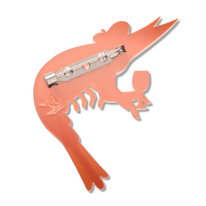 Erstwilder Pascal the Parisian Prawn Brooch - Pascals Prawn Parade (2026)