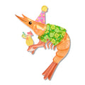 Erstwilder Pascal the Party Prawn Brooch - Pascals Prawn Parade (2026)