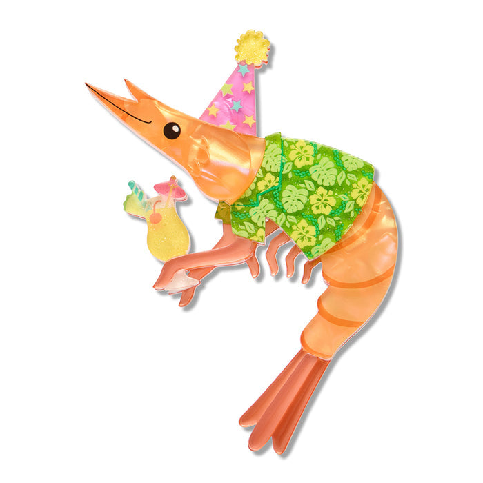 Erstwilder Pascal the Party Prawn Brooch - Pascals Prawn Parade (2026)