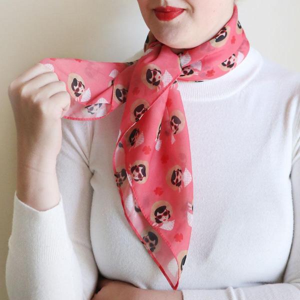 Erstwilder Picnic Portrait Neck Scarf