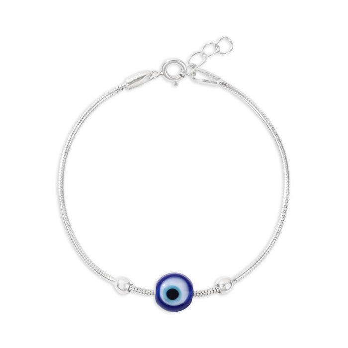 Evil Eye Snake Chain Bracelet