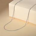 Fishbone Silver Chain